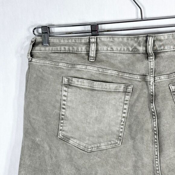 Torrid Plus Sz 24 Denim Shorts Boyfriend Vintage Stretch Mid Rise Short Gray 553 - Picture 9 of 14